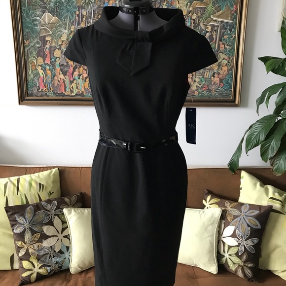 Anne Klein Dresses & Skirts - NWT Anne Klein Classy Black Dress w Belt 6